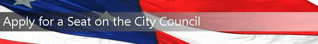 Apply for a Seat on the City Council 