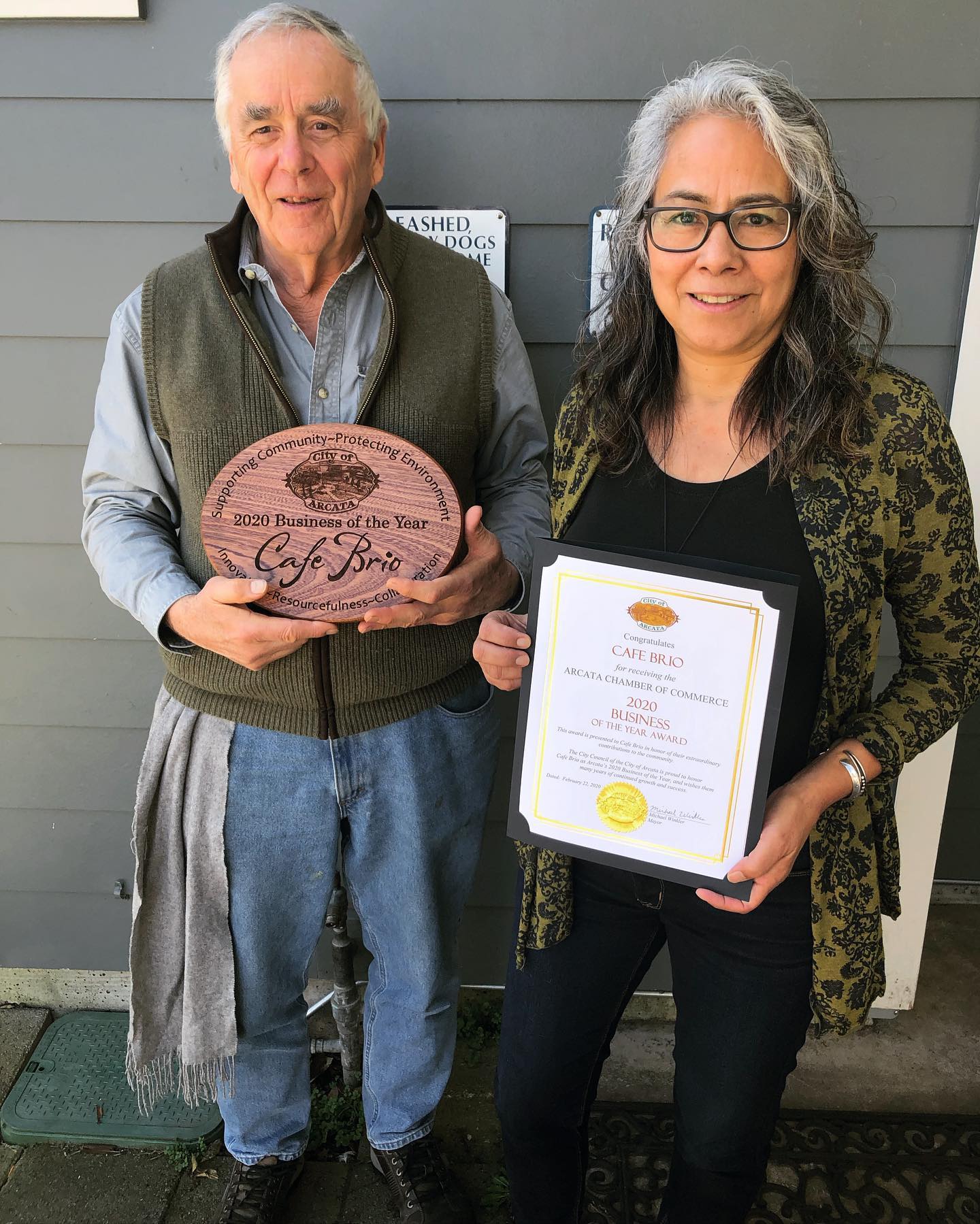 Cafe Brio 2020 Arcata Business of the Year