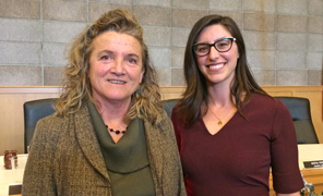 Arcata Mayor Susan Ornelas and Vice Mayor Sofia Pereira