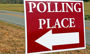 Polling Place Sign